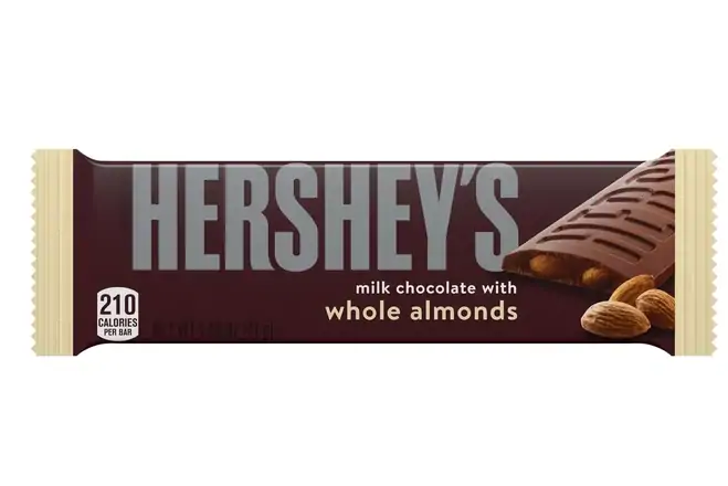 Order Hershey's Almonds  food online from Abc Discount Store store, San Diego on bringmethat.com