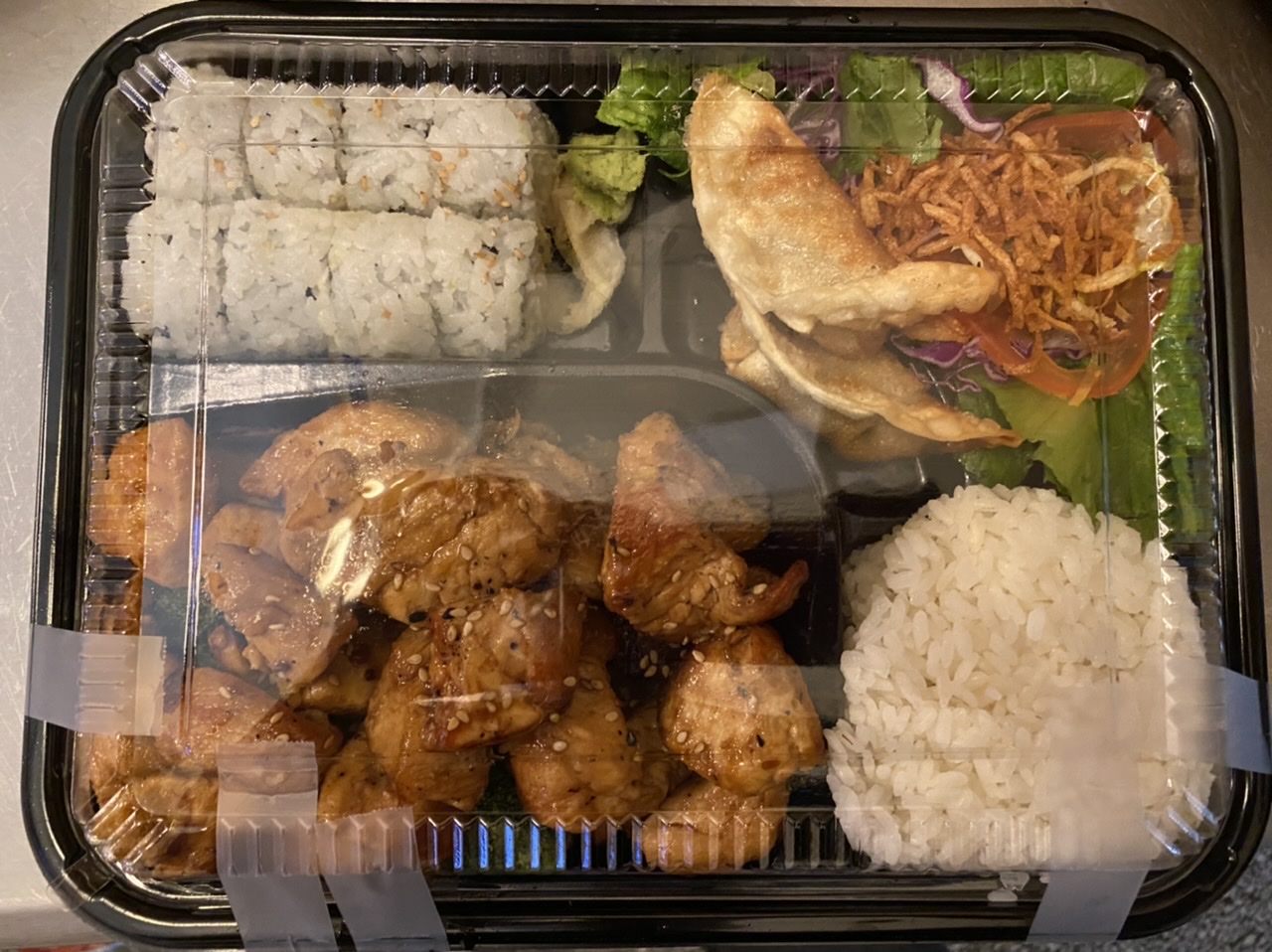 Order Teriyaki Bento Box food online from Grey Whale Sushi & Grill store, Lincoln on bringmethat.com