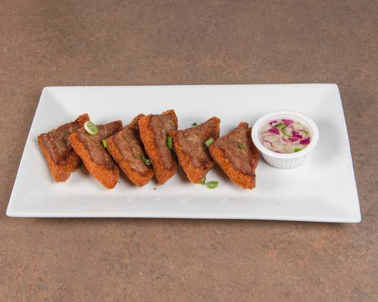 Order Pork Toast food online from Blue Orchid Pan Asian Cuisine store, New Haven on bringmethat.com
