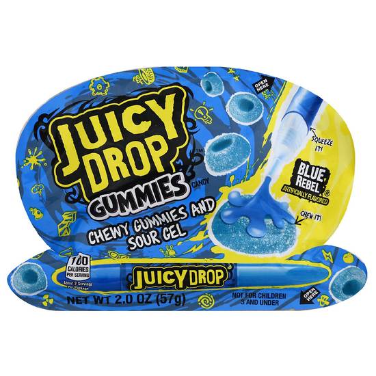 Order Topps Juicy Drop Gummies Assorted Flavors food online from Exxon Food Mart store, Port Huron on bringmethat.com