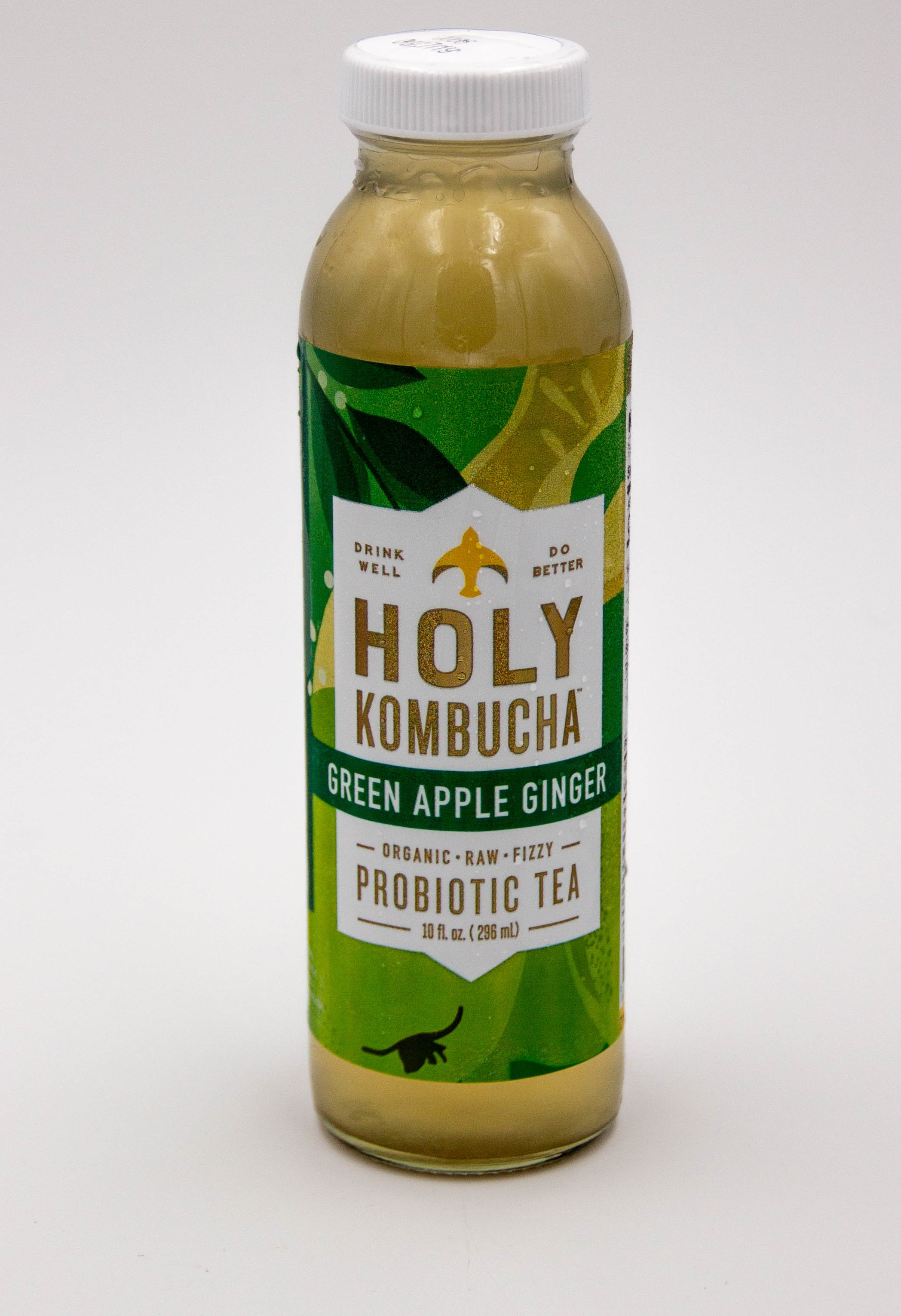 Order Bottled Holy Kombucha - Green Apple Ginger food online from PurePoke store, Frisco on bringmethat.com