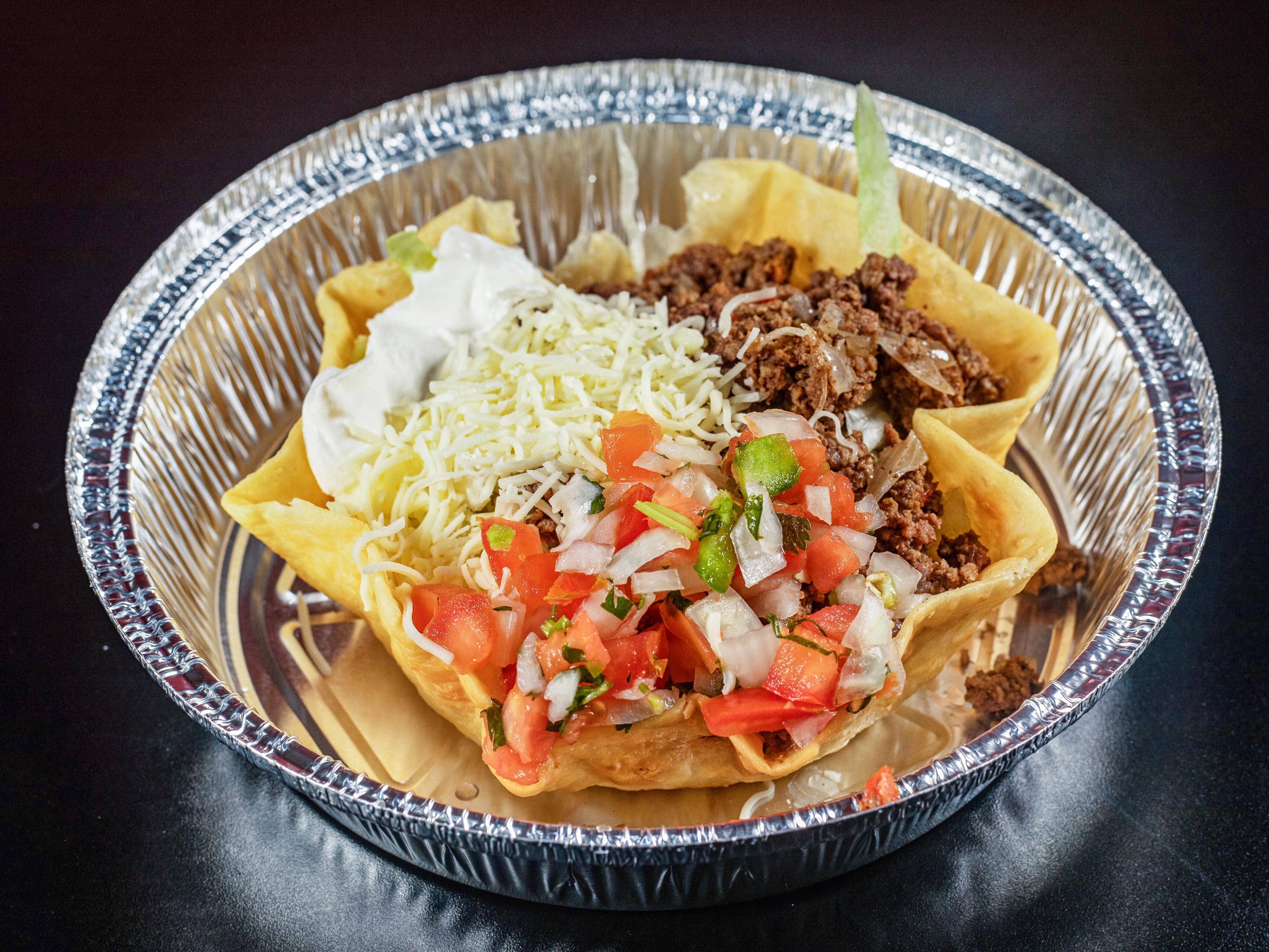 Order Ground Beef Salad food online from Salsas Burrito Grill store, Portsmouth on bringmethat.com