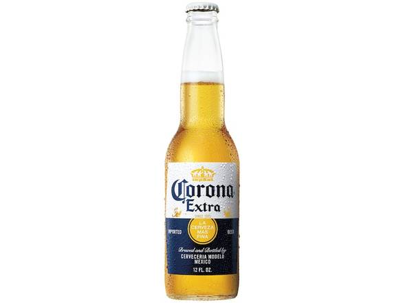Order Corona Extra Lager Mexican Beer - 12oz Bottle food online from Roseville Liquors & Wines store, NEWARK on bringmethat.com