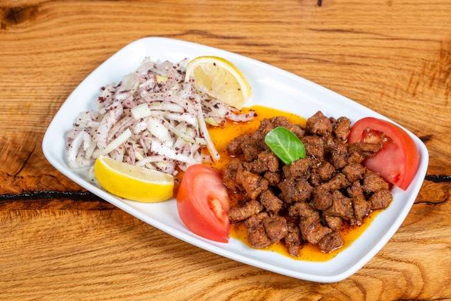 Order Calf’s Liver food online from Kapadokya Mediterranean Grill store, South Brunswick on bringmethat.com