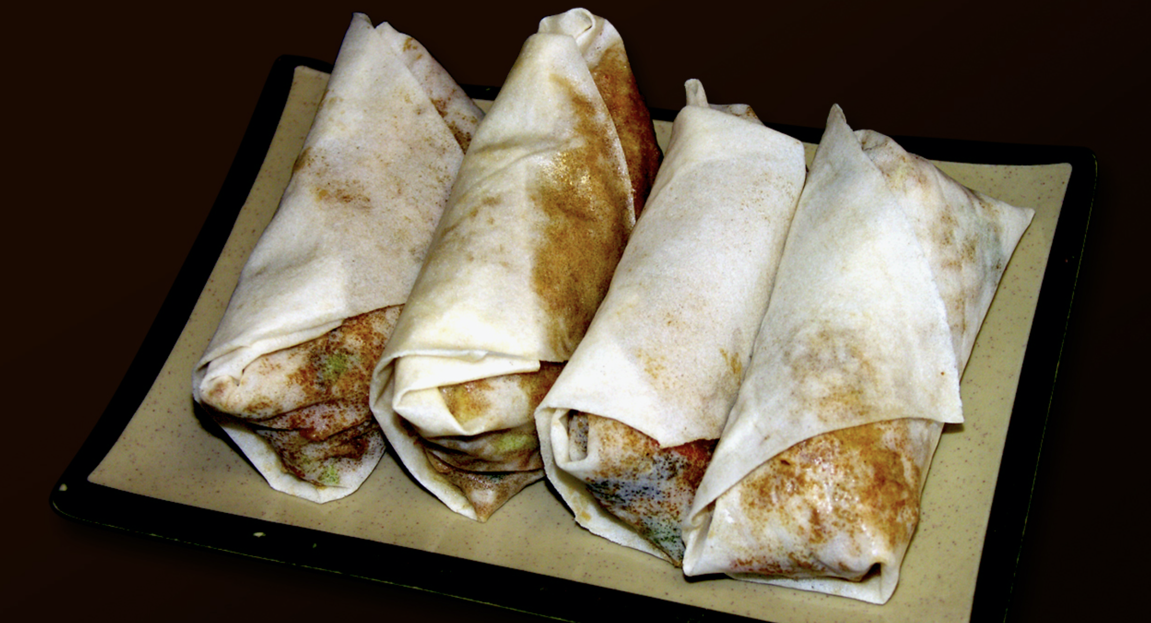 Order Mu Shu Chicken Rolls food online from Ginger Cafe store, Gilroy on bringmethat.com