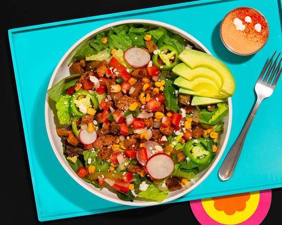 Order Steak Salad food online from Feisty Burrito Bowls | Mexican store, Hawthorne on bringmethat.com