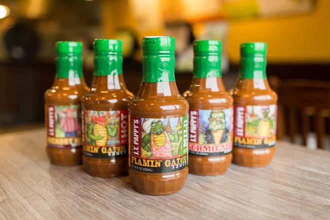 Order Bottle of JT Pappy's Gator Sauce food online from California Tortilla store, Levittown on bringmethat.com