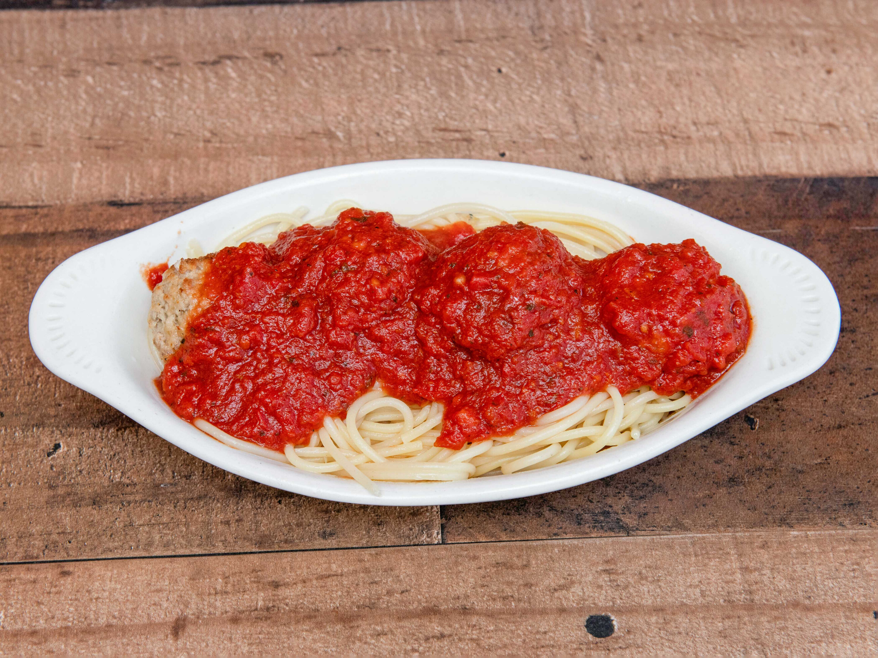 Order Spaghetti food online from Memo's Pizza store, Zebulon on bringmethat.com