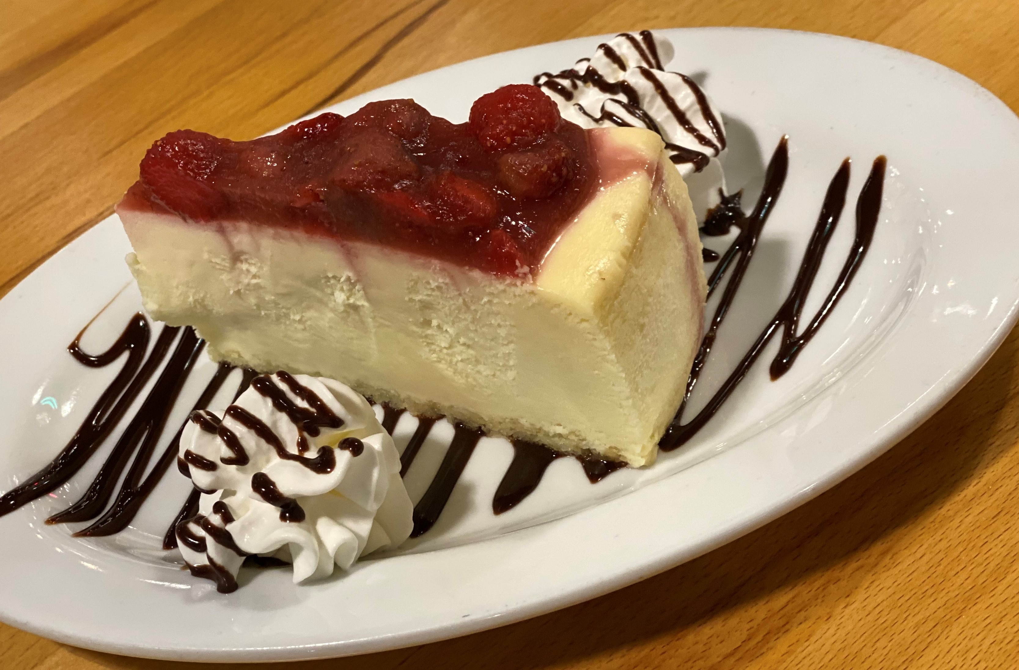 Order Strawberry Cheesecake food online from Zara Cafe Grill store, Staten Island on bringmethat.com