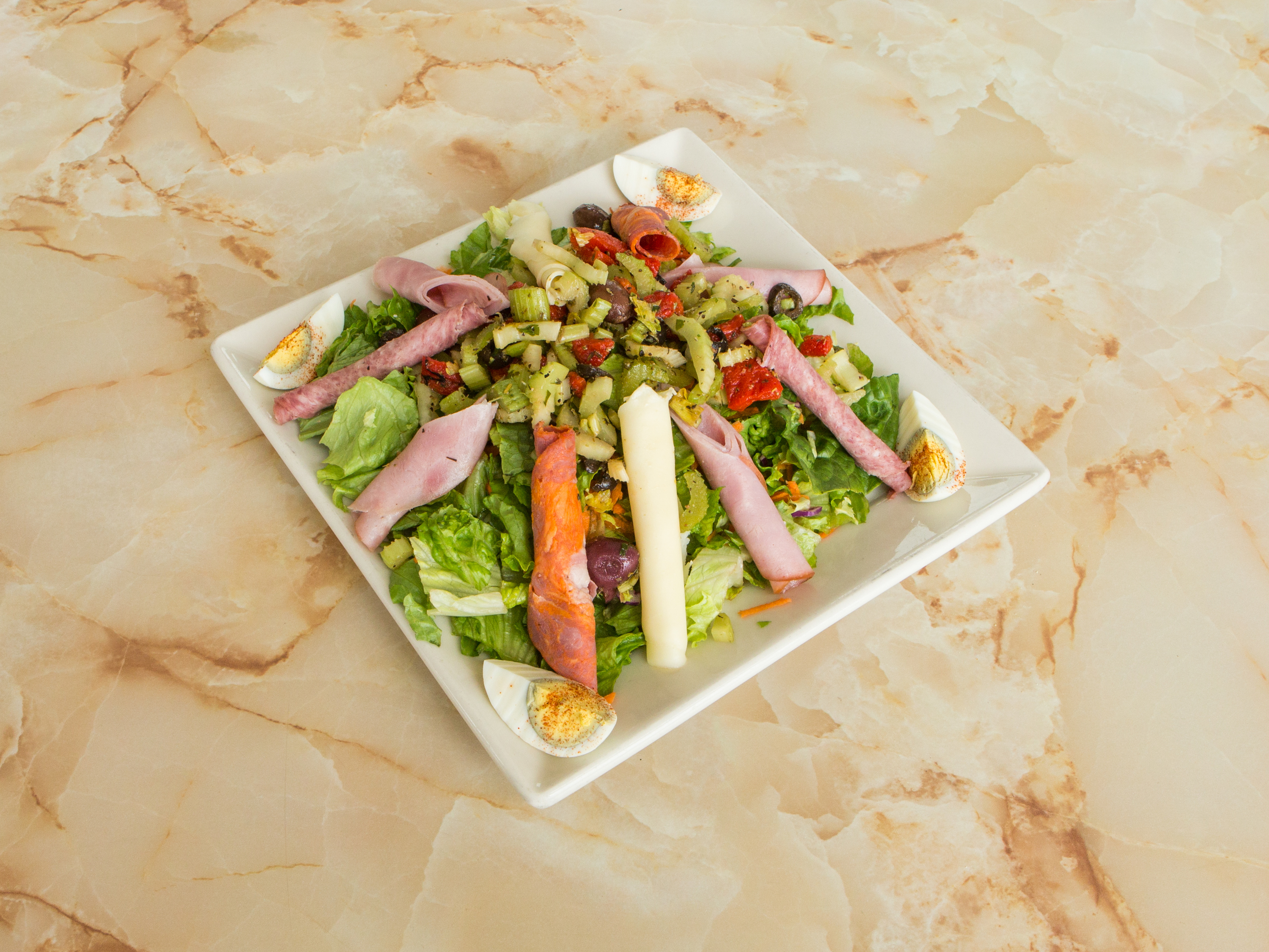 Order Antipasto Misto Salad food online from Nucci Italian Cafe & Pizza store, Vista on bringmethat.com