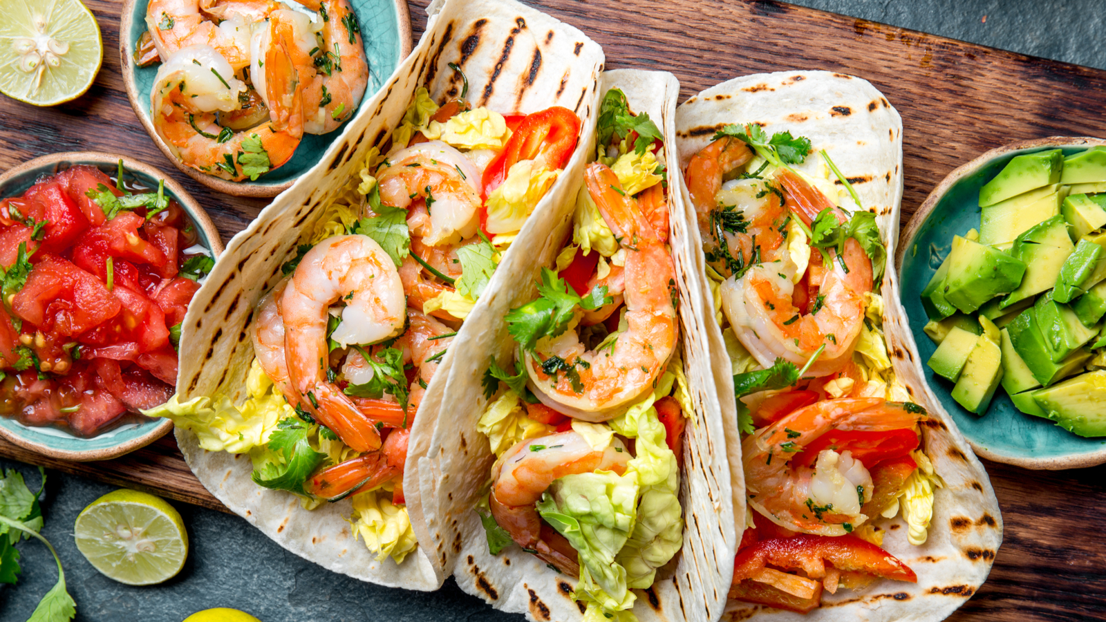 Order Crispy Shrimp Taco's Special food online from Mexican Omelette Bar store, Woodland on bringmethat.com