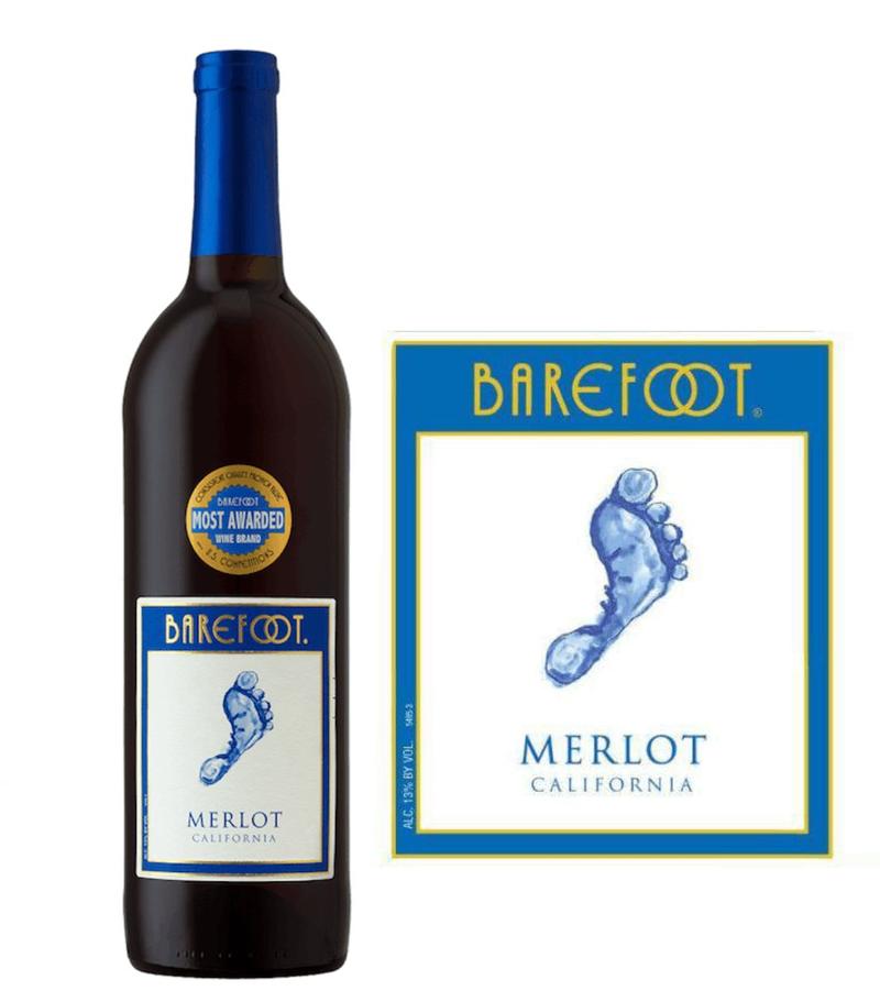 Order Barefoot Merlot 750 ml. food online from Village Wine & Spirits store, Ventura on bringmethat.com