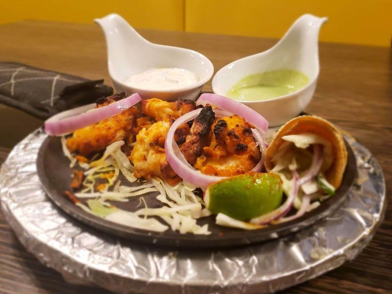Order Gunpowder Shrimp Tikka food online from Indian Cuisine store, Philadelphia on bringmethat.com