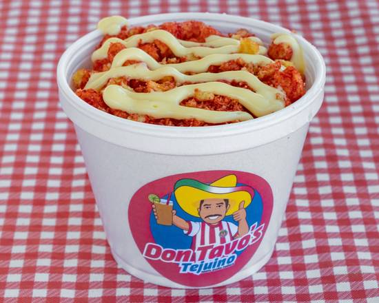 Order Esquites with Hot Cheetos (Esquites con Hot Cheetos) food online from Don Tavo's Tejuino store, Los Angeles County on bringmethat.com