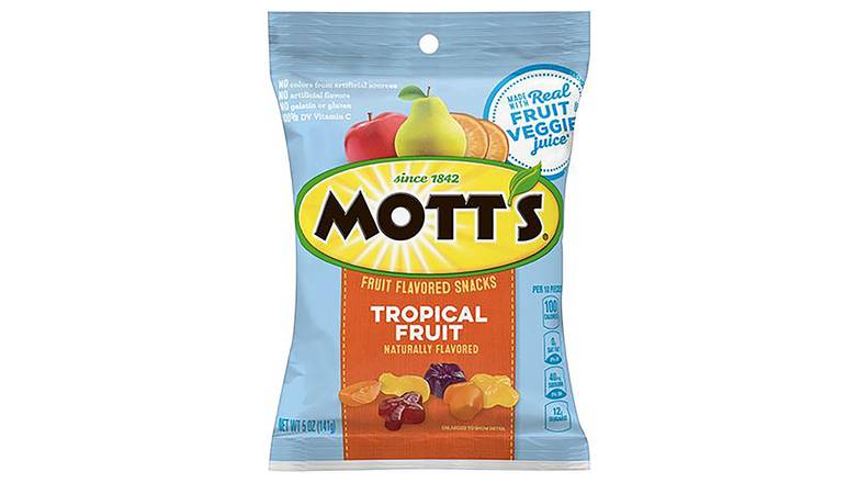 Order Mott'S Tropical Fruit Snacks food online from Trumbull Mobil store, Trumbull on bringmethat.com