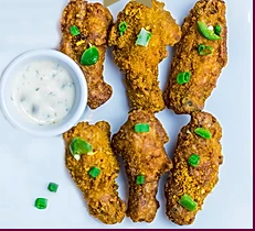 Order Crispy Chicken Wings food online from The Fusion Factory store, San Leandro on bringmethat.com
