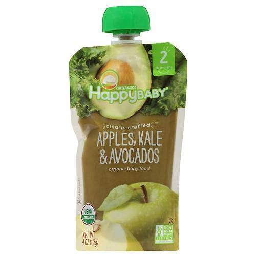 Order Happy Baby Clearly Crafted Baby Food Apple/Kale/Avocado - 4.0 oz food online from Walgreens store, Owensboro on bringmethat.com