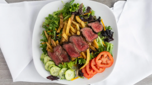 Order Half Pittsburgh Steak Salad food online from Hearth And Harrow store, Manheim on bringmethat.com
