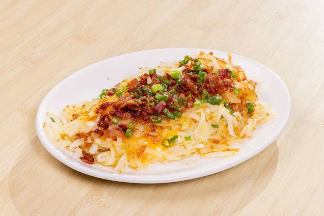 Order Side of Stuffed Hash Browns food online from Shari's Cafe store, The Dalles on bringmethat.com