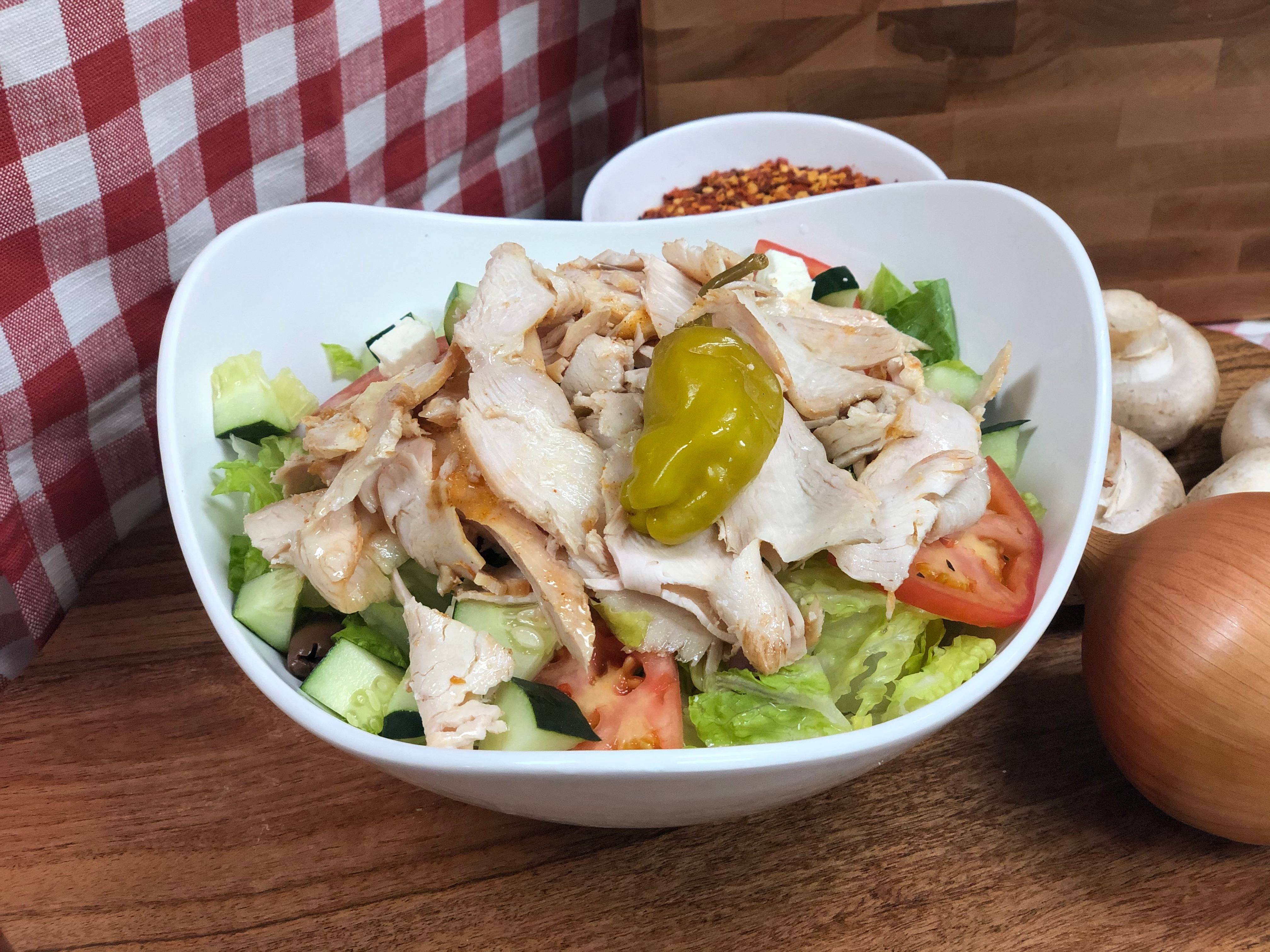 Order Grilled Chicken Salad  food online from Katsouprinis Pizza Squared store, Washington on bringmethat.com