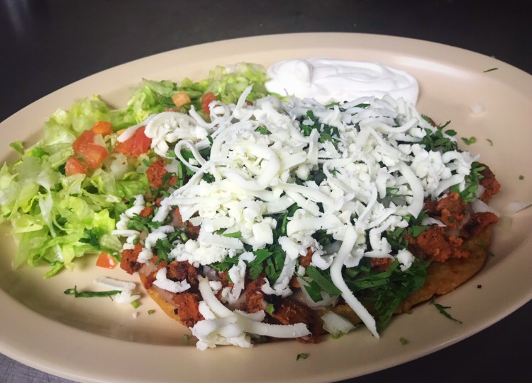 Order Huaraches food online from Los 3 Burritos store, Dekalb on bringmethat.com