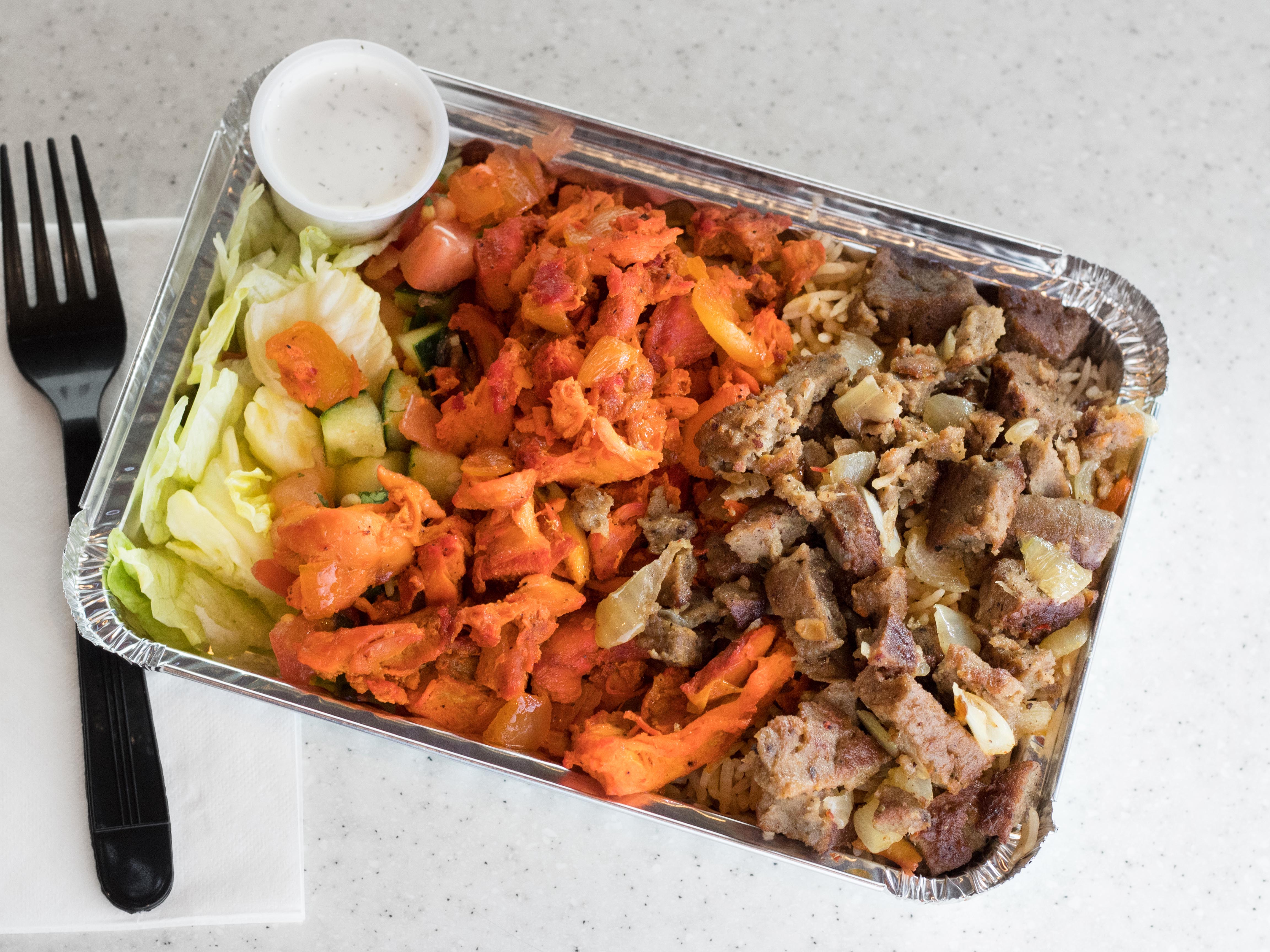 Order Build Your Own Salad food online from Shah's Halal Food store, Hicksville on bringmethat.com