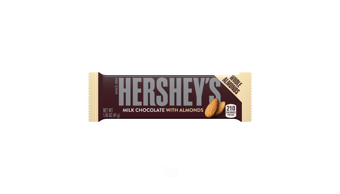Order Hershey's Milk Chocolate with Almonds 1.45oz bar food online from Village Liquor store, Lancaster on bringmethat.com