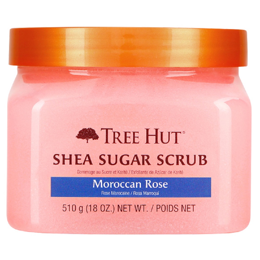 Order Tree Hut Shea Sugar Scrub, Moroccan Rose, 18 oz food online from Rite Aid store, MILLER PLACE on bringmethat.com