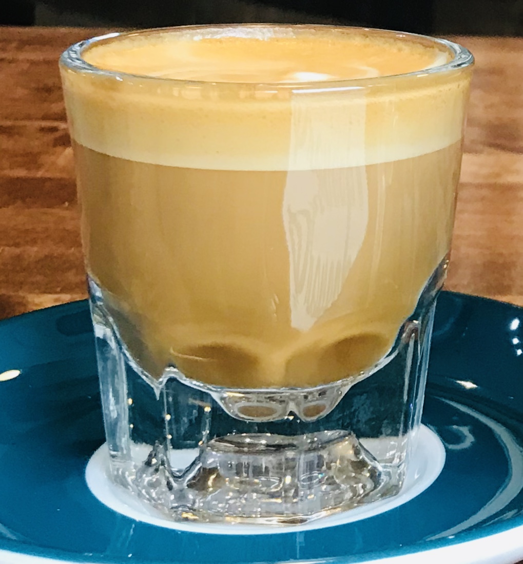 Order Espresso Cortado  food online from Klein's Bakery And Cafe store, Chicago on bringmethat.com