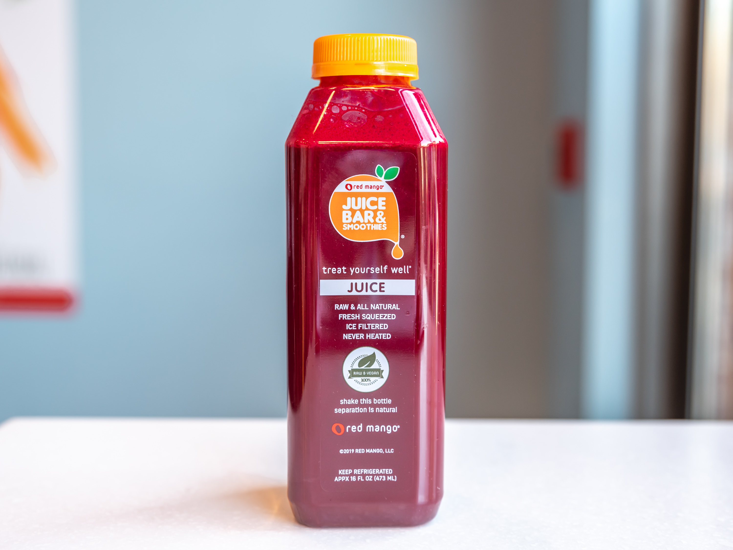 Order 16 oz. Fred and Ginger Detox Juice food online from Red Mango store, Woodbridge on bringmethat.com