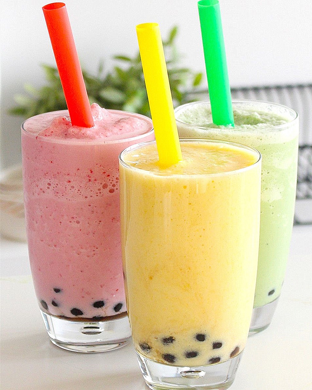 Order Strawberry and  Mango smoothie food online from Oriental Pho store, Raleigh on bringmethat.com