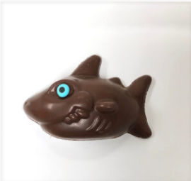 Order Solid Milk Chocolate Baby Shark Do~Do~Do food online from Jon L. Stopay Candies store, Wilkes-Barre on bringmethat.com