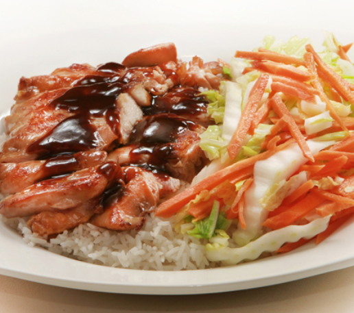 Order SP7. Bourbon Chicken Bowl  food online from Rice Pot Xpress store, McKinney on bringmethat.com