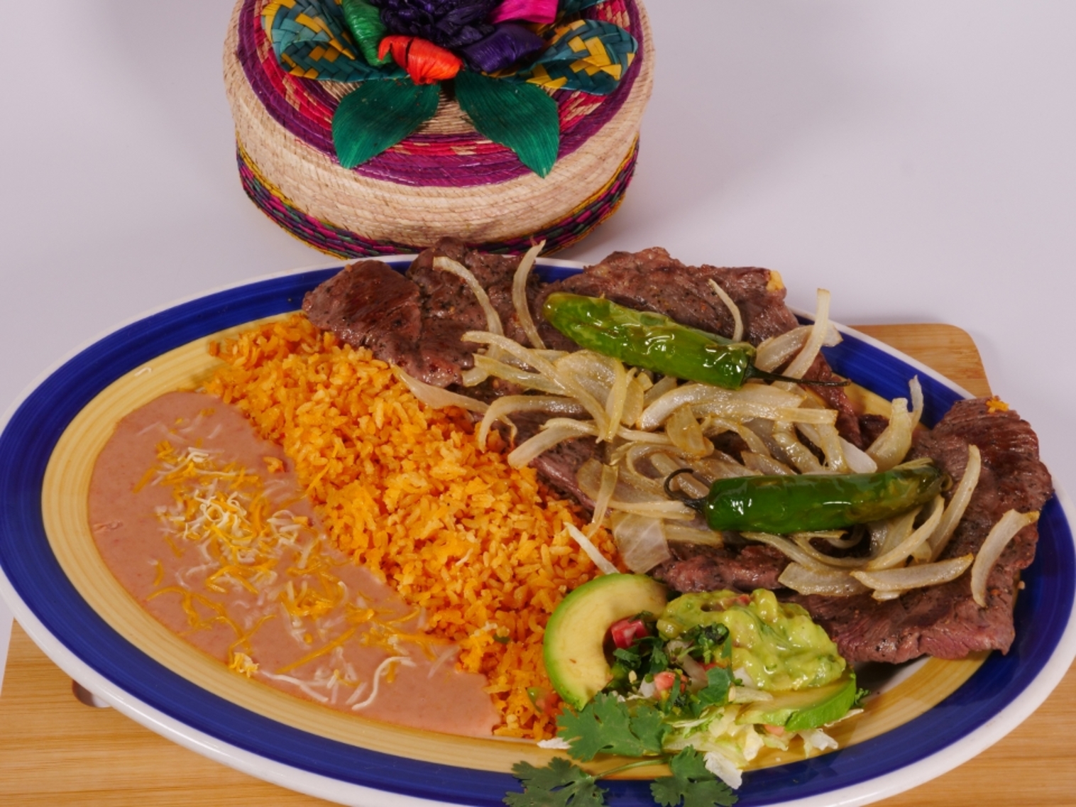 Order Grilled Skirt Steak/Tampiquena food online from El Fogon Mexican Grill store, Auburn Hills on bringmethat.com