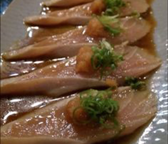 Order Albacore Sashimi food online from Tokyo Roll And Noodle store, Chino Hills on bringmethat.com
