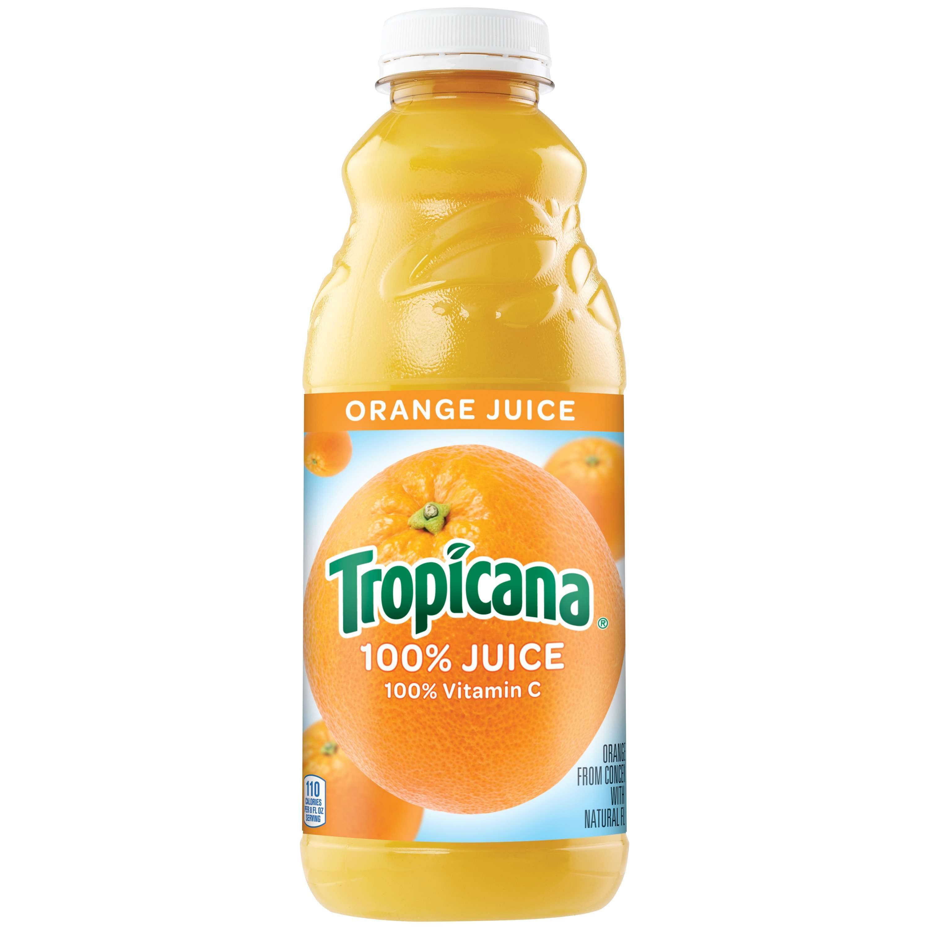 Order 32 oz Tropicana Orange Juice food online from The Ice Cream Shop store, Providence on bringmethat.com