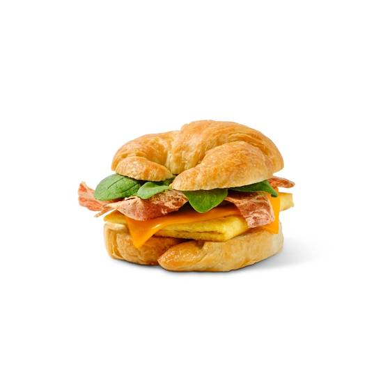 Order 'Bacon Egg & Cheese' Croissant food online from Plant Power Fast Food store, San Diego on bringmethat.com