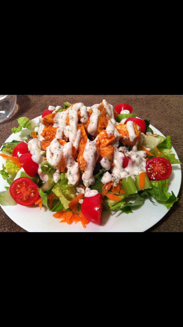 Order Buffalo Chicken Salad food online from Prospero Pizza store, New Castle on bringmethat.com