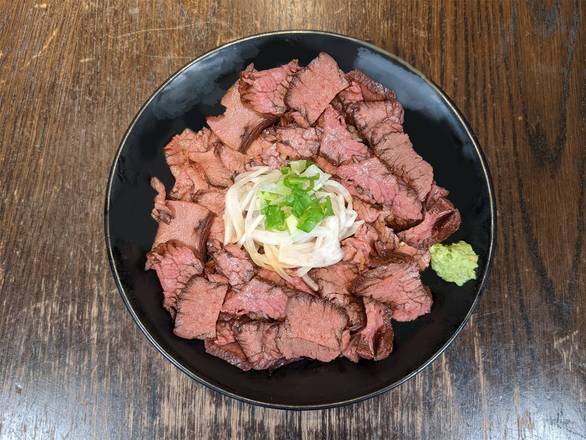 Order Roast Beef Rice Bowl food online from Gyu-Kaku Japanese Bbq store, Cincinnati on bringmethat.com