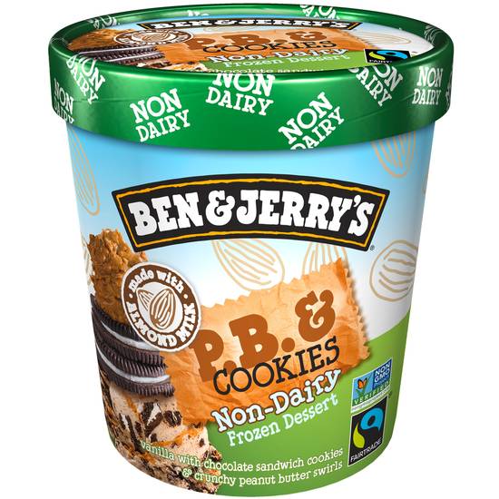 Order Ben & Jerry's Certified Vegan Ice Cream, P.B. & Cookies Frozen Dessert, 16 OZ food online from Cvs store, FALLON on bringmethat.com
