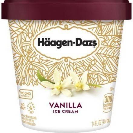 Order Haagen Dazs Vanilla Ice Cream (14 oz) food online from 7-Eleven By Reef store, Marietta on bringmethat.com
