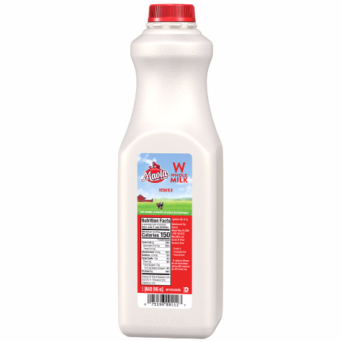 Order Maola Whole Milk 1 Quart food online from 7-Eleven store, Charlotte on bringmethat.com