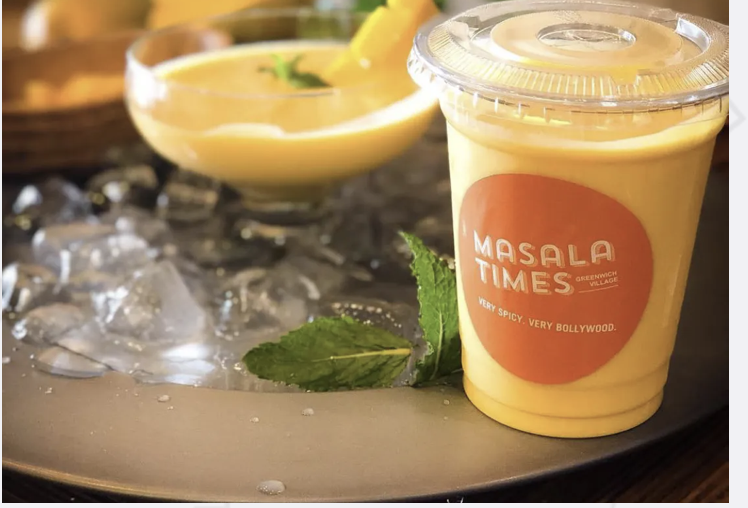 Order Mango Lassi food online from Masala times catering store, New York on bringmethat.com