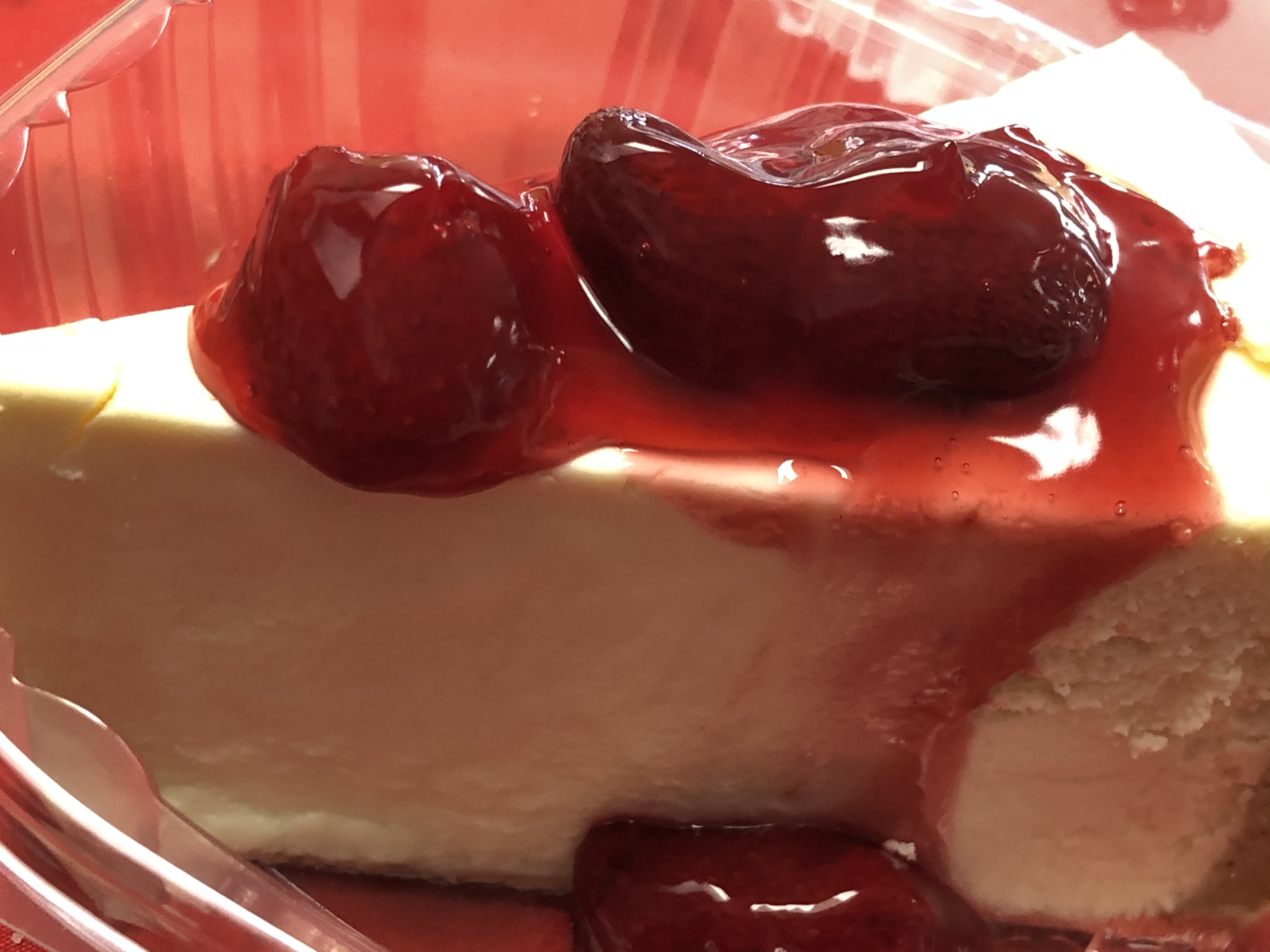 Order Cheesecake w/ Strawberry topping food online from Ready to go store, Hampton on bringmethat.com
