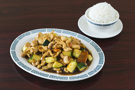 Order Cashew Chicken Combo Dinner food online from Wok Shop Cafe store, San Francisco on bringmethat.com