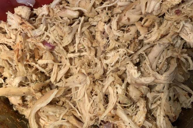 Order Pollo Desmenuzado / Pulled Chicken  food online from Flavors Of Heaven store, Saint Cloud on bringmethat.com