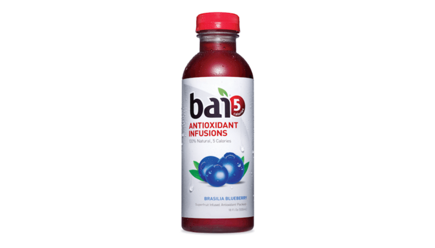Order Bai Antioxidant Infusions Brasilia Blueberry 18 oz Bottle food online from Spikes Bottle Shop store, Chico on bringmethat.com