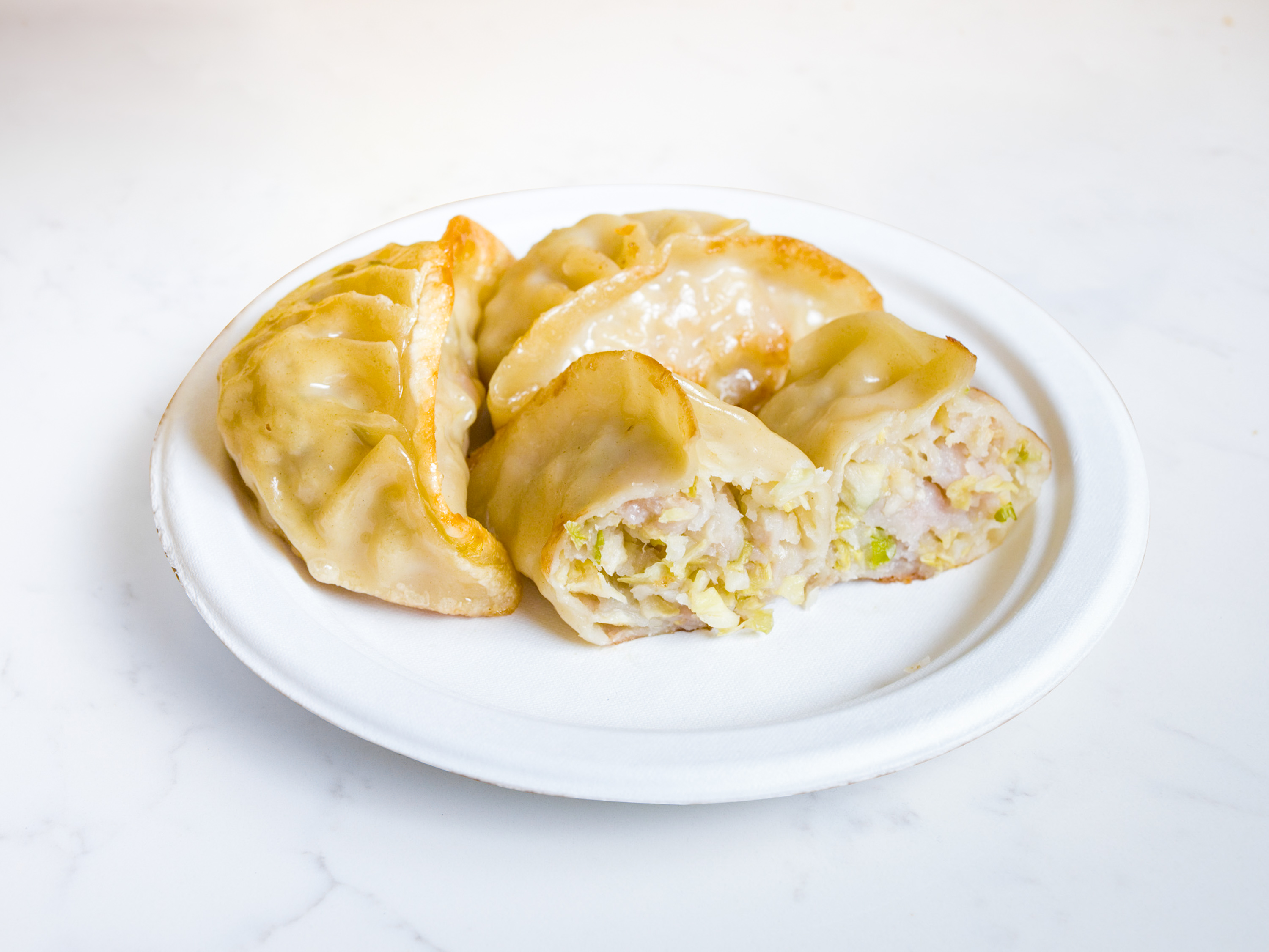 Order 3 Piece Pot Stickers food online from Dim Sum Kitchen store, San Francisco on bringmethat.com