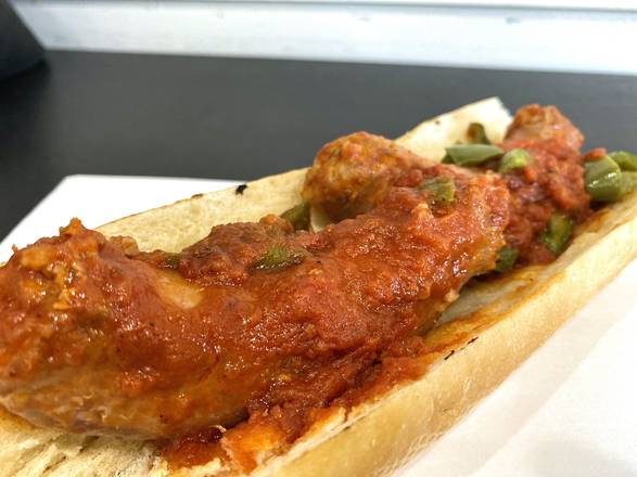 Order Grasso's Hot Sausage Sub food online from New York Super Subs store, Pittsburgh on bringmethat.com