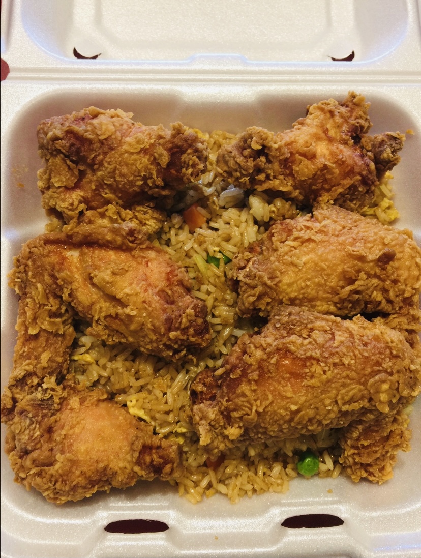 Order 6 Wings with Fried Rice food online from Golden China store, Springfield on bringmethat.com